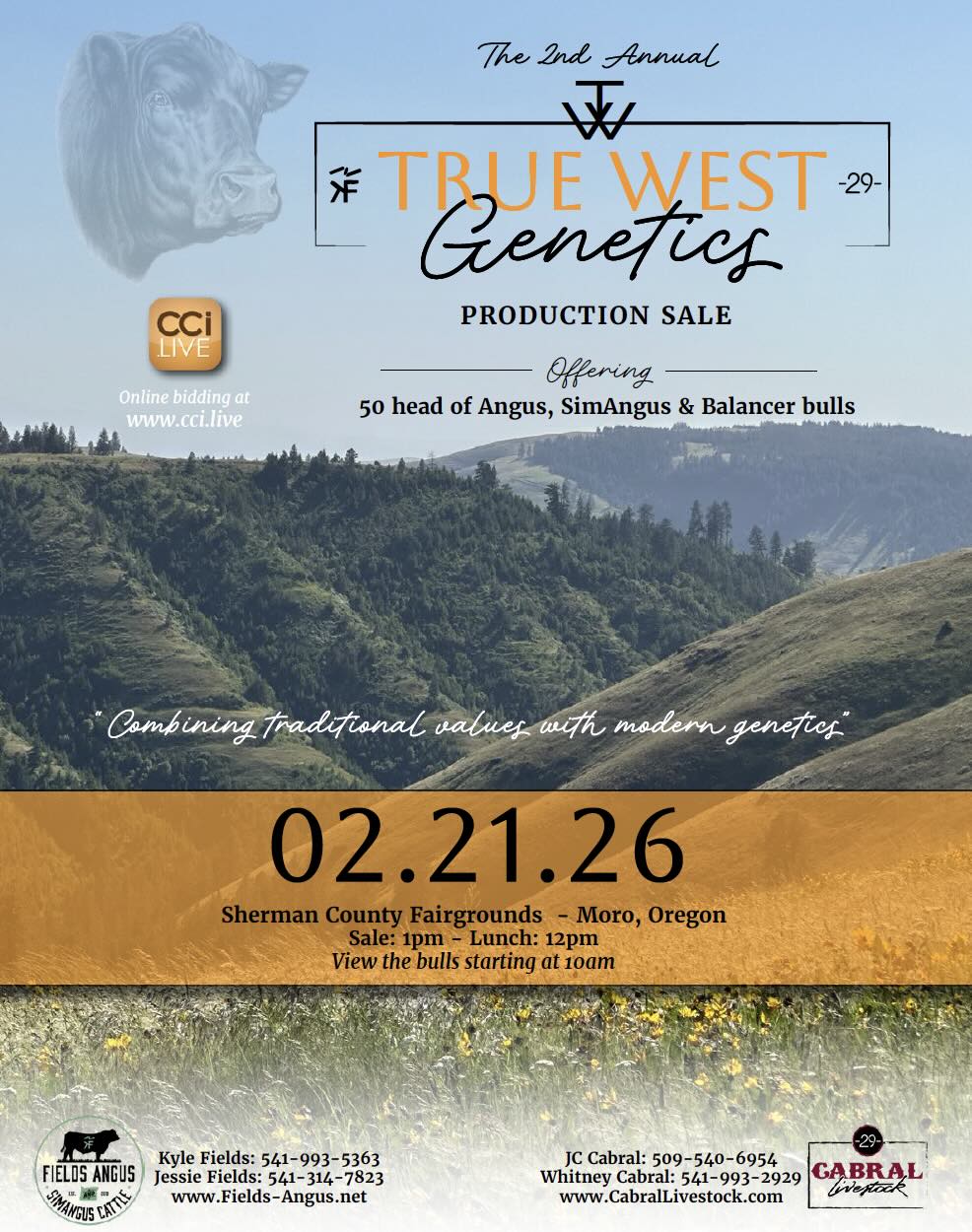 True West Genetics Annual Bull Sale photo