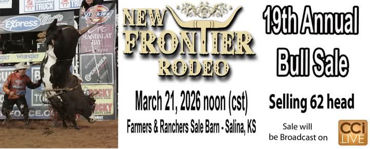 New Frontier Rodeo 19th Annual Bull Sale photo