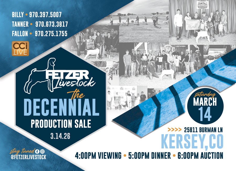 Fetzer Livestock The Decennial Production Sale photo