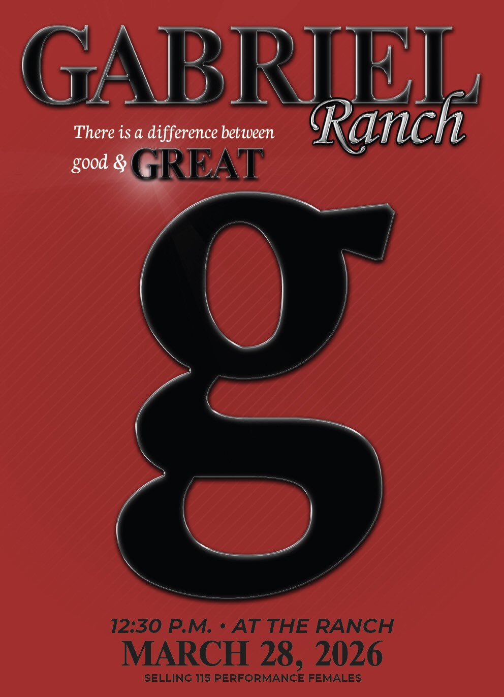 Gabriel Ranch Angus Production Sale photo