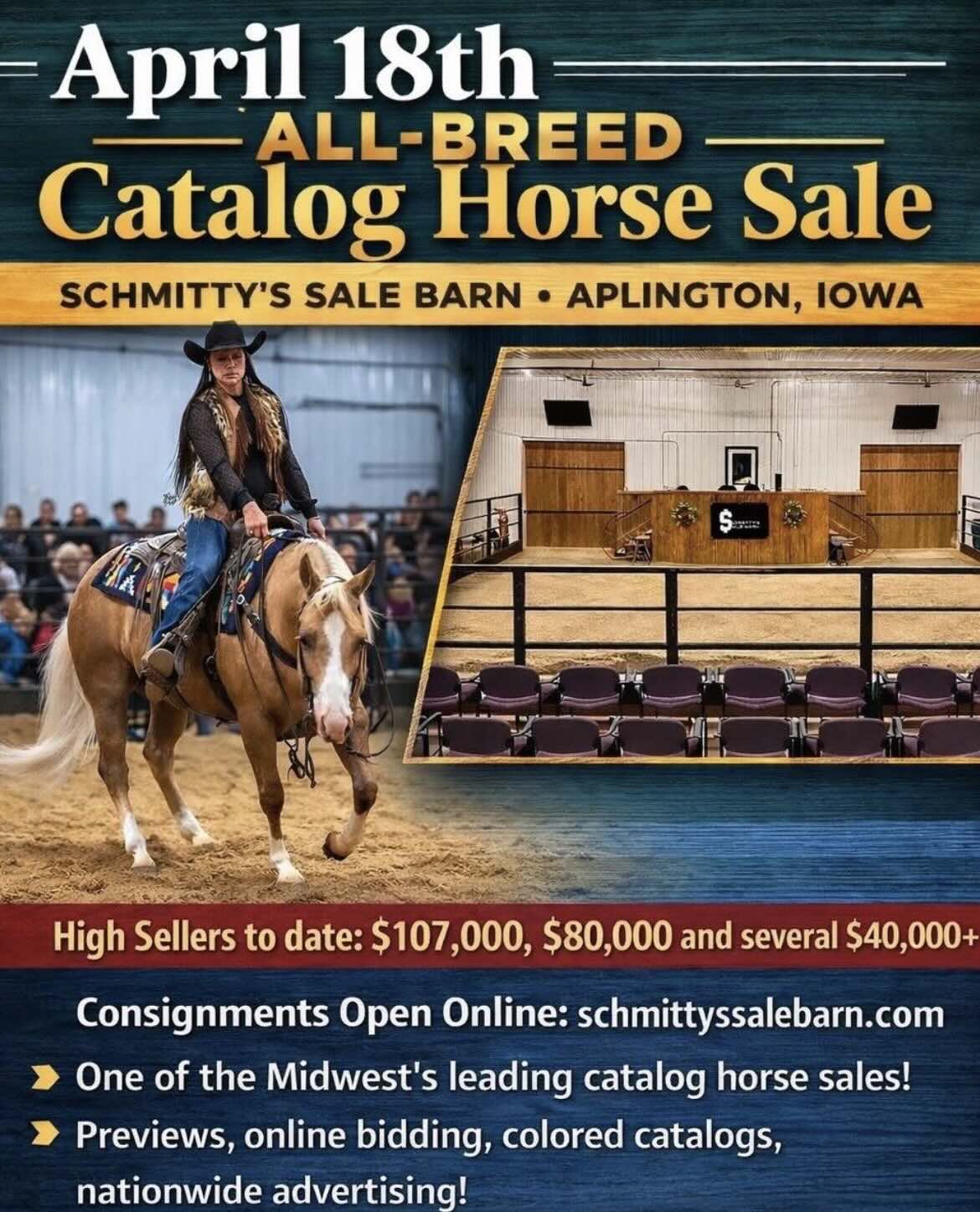 Schmitty’s Sale Barn Horse Sale & Preview photo