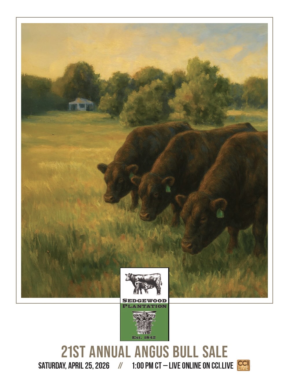 Sedgewood Plantation Bull Sale photo