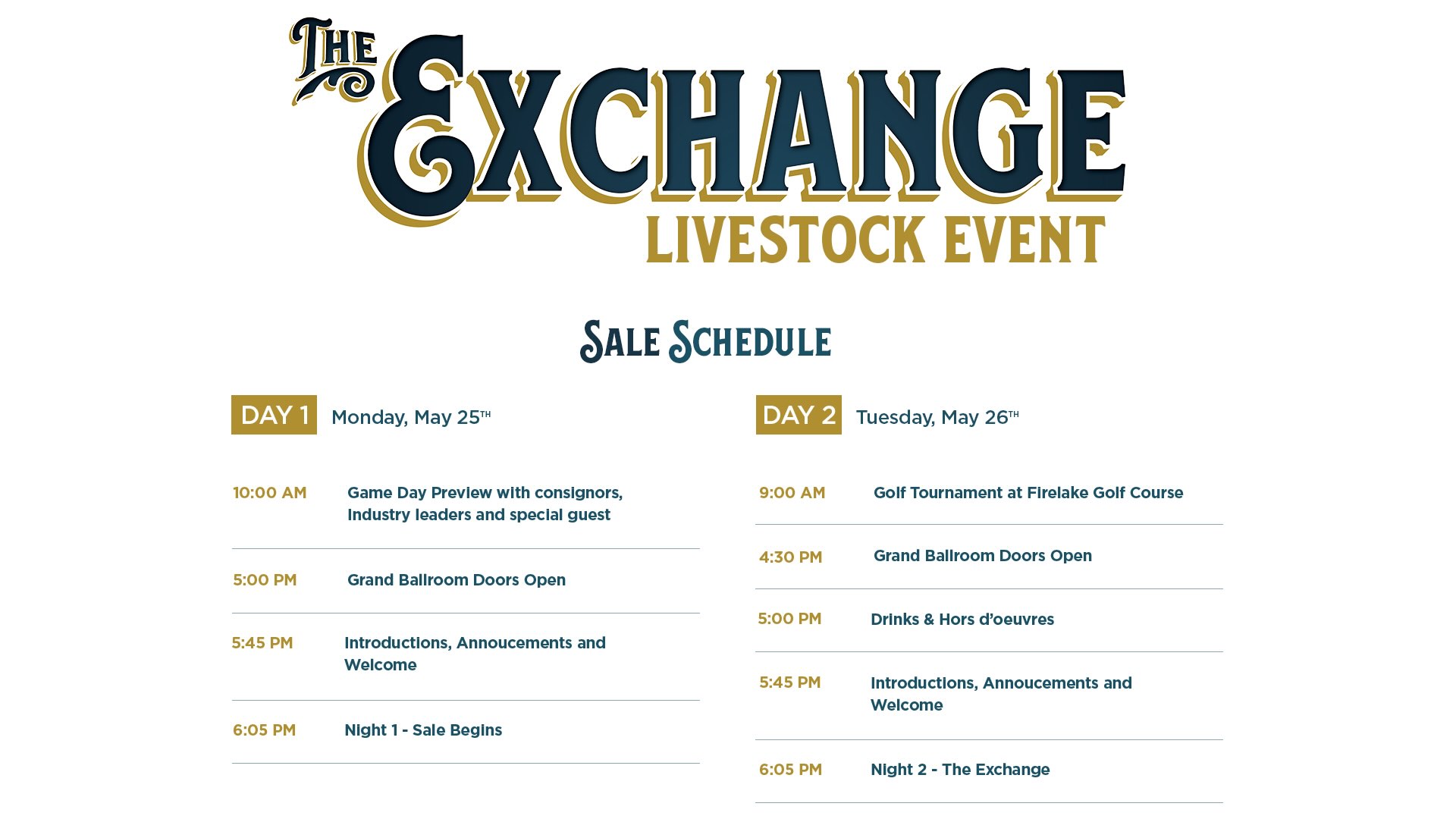 The Exchange Livestock Event photo